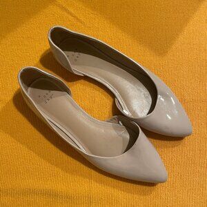 Beige flats